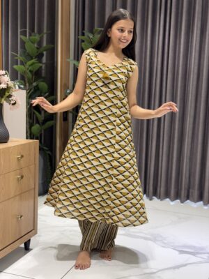yellow halter neck