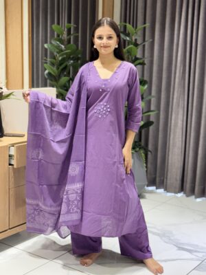 light purple v neck
